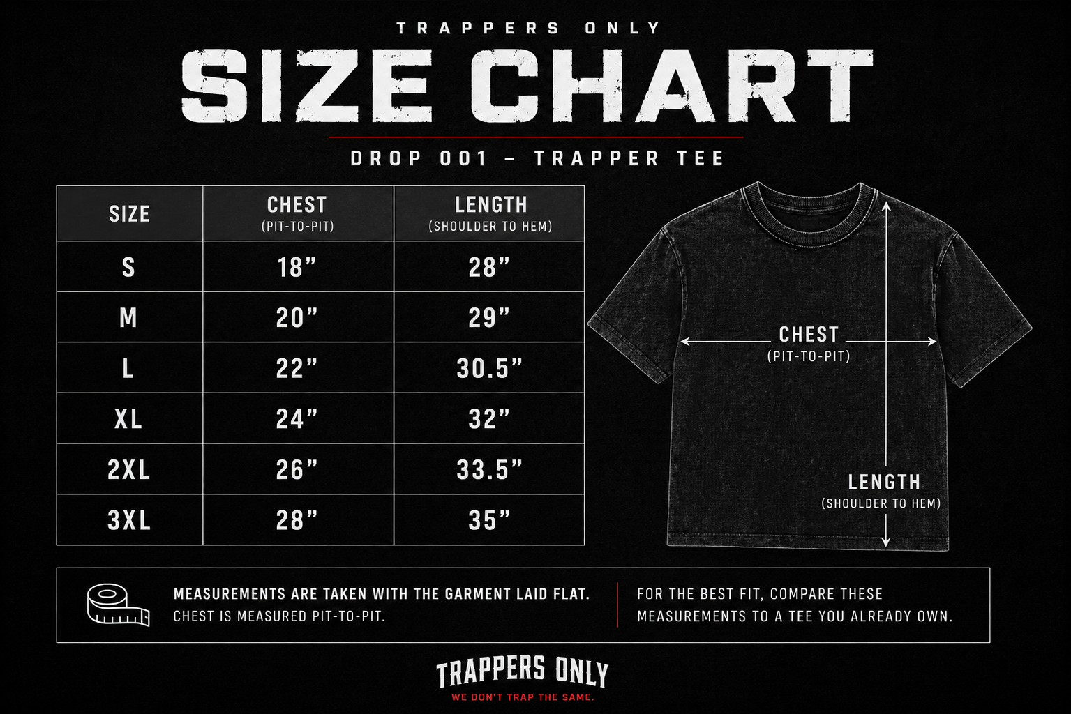 DROP 001 - Trapper Tee